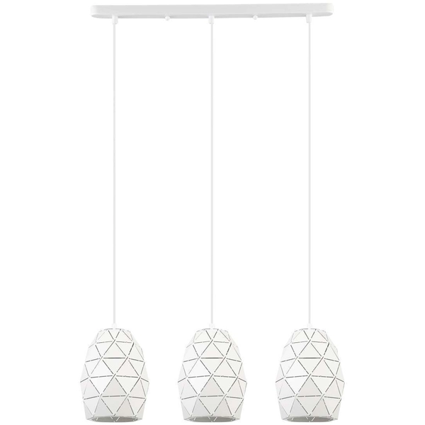 LAMPA wisząca HARLEY MDM-3480/3 GR+GD Italux metalowa OPRAWA geometryczny ZWIS kaskada grafitowa złota szampańska