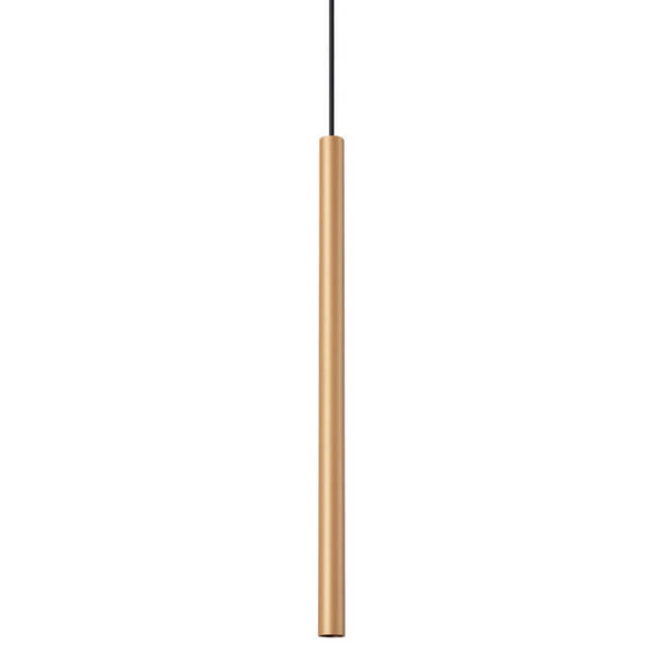 Zwisająca lampa Pastelo SL.1170 do salonu tuba złota OUTLET