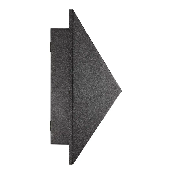 Metalowa lampa ścienna na taras PONTIO 2218171003 IP54 czarny