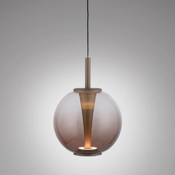 Opuszczana lampa wisząca PURE INFINITY brązowa 2220-97 1xLED 10W 2200-5000K na pilot