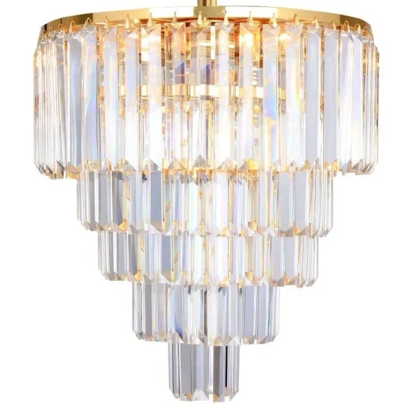 Sypialniana lampa sufitowa Alexandria nad łóżko złota