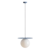 Jadalniana lampa wisząca Loop 1125G16_L Aldex molekułowa niebieski