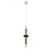 Wisząca lampa szklana KELLY złota przydymiona 31-54531 3xLED 8W 2700K na stół