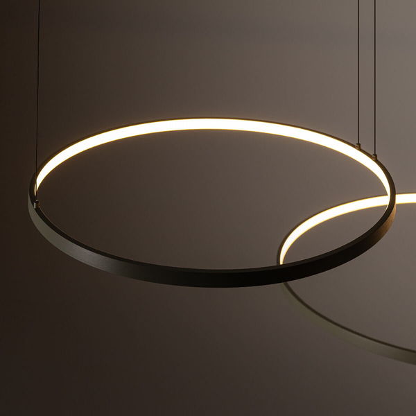 Lampa wisząca Circolo 11398 Nowodvorski LED 45W 3000K pierścieniowa oliwkowa