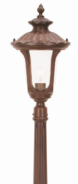 Latarnia stojąca Chicago CC4-S Elstead zewnętrzna angielska brązowa