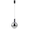 Kulista lampa zwis Strela PND-34378-1L-BK LED 5W 3000K czarny przydymiony