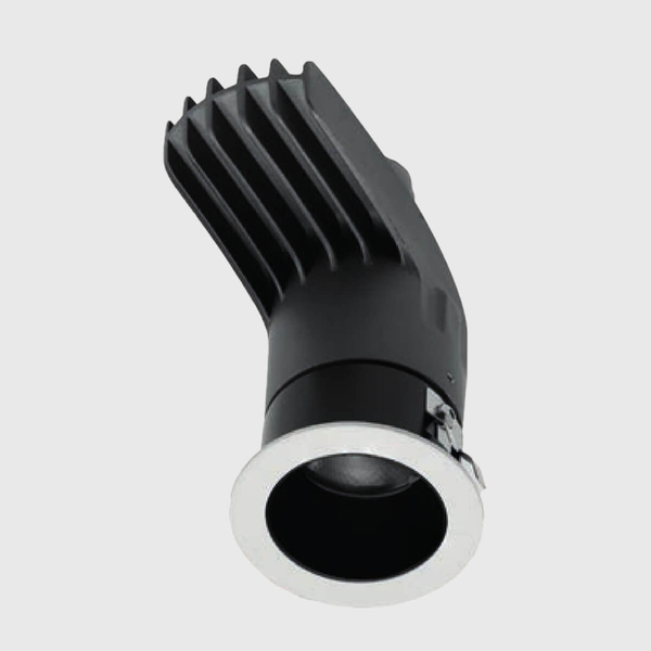 Podtynkowe oczko Tork AZ6086 LED 9W 3000-4000K metalowe czarny biały