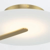 Naścienna lampa salonowa Nuvola QN-NUVOLA-F-M-BG LED 18W 3000K złota biała