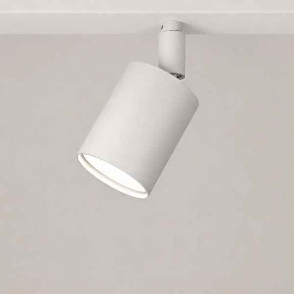 Nasufitowa lampa biała listwa z reflektorkami ANDI tubki kule szklane do sypialni K-5498