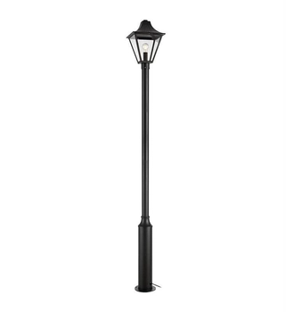Industrialna lampa stojąca Garden latarnia LED 3W czarny
