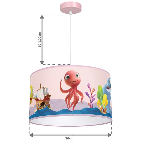 Dziecięca lampa wisząca MINIMINI MLP6801 Milagro ośmiornica multikolor