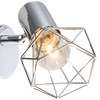 Kinkiet LAMPA ścienna XARA 54802-1 Globo druciana OPRAWA regulowana drut chrom