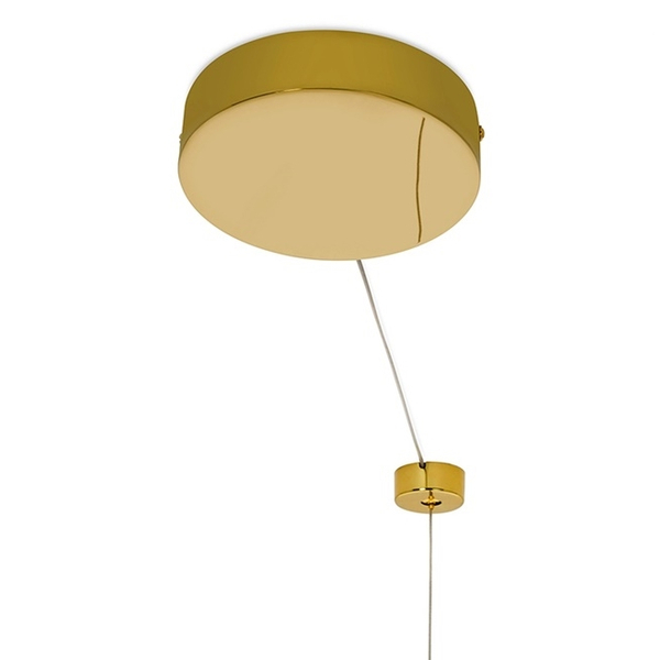 Salonowa lampa wisząca Ring luxury LED 60W 3000K złota