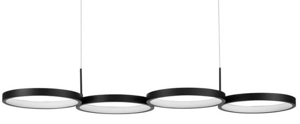 Designerska lampa wisząca GARCIA LE42829 Luces Exclusivas LED 41W 3000K czarna