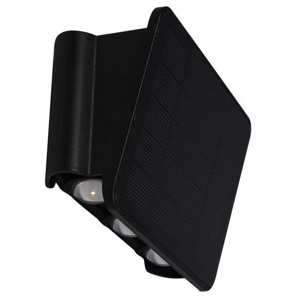 Lampa solarna Alf EKO9100 Ekolight LED 4W 6000K elewacyjna IP54 czarna