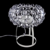 Stołowa lampa salonowa Acrylio z kryształkami przezroczysta