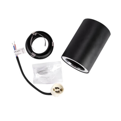 Spot LAMPA sufitowa BEMOL 03533 Ideus metalowa OPRAWA natynkowa tuba czarna
