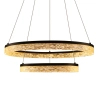 Lampa wisząca glamour Frozi 32-35561 LED 38W 3000K pierścienie czarna