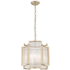 Wisząca lampa na łańcuchu SERGIO P0528-03A-V6AC szklana złoty