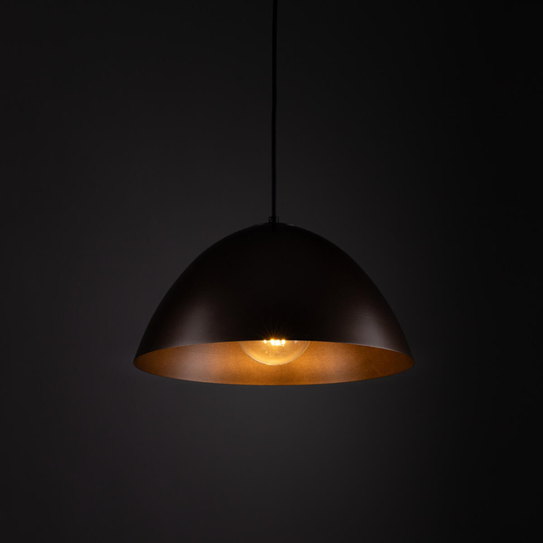 Salonowa lampa wisząca Faro 4332 nad stół zwis metalowa brązowa