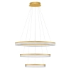 Wisząca lampa pierścienie LANTELVO LE45394 LED 90W 2700-4000K złota