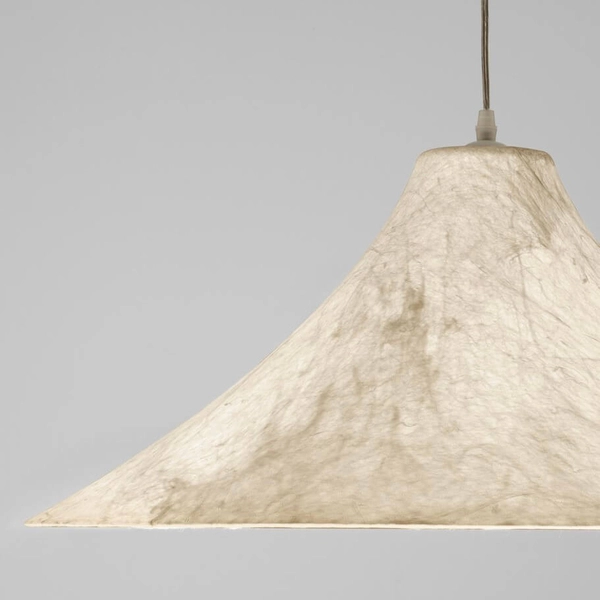 Jedwabna lampa wisząca CHANCAY LE44599 do sypialni biały