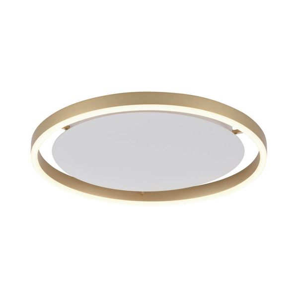 Ściemnialna lampa sufitowa Ritus 15391-60 Just Light LED 20W 3000K nad łóżko złota
