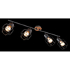 Nasufitowa lampa Willa 54037-4 druciane reflektorki czarne