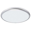 Hermetyczna LAMPA sufitowa PLANAR 03840 Ideus zewnętrzna OPRAWA plafon LED 24W 4000K okrągły IP54 srebrny