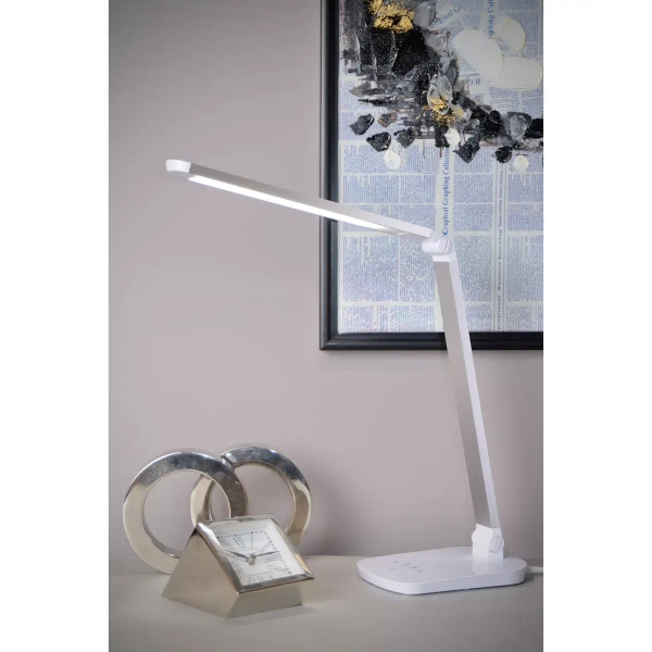 Biurkowa lampka Vario 24656/10/31 Lucide LED 8W 2700K regulowana biała