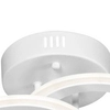 Okrągły plafon LED W7106-2S WT ledowe pierścienie 36W 3000K białe