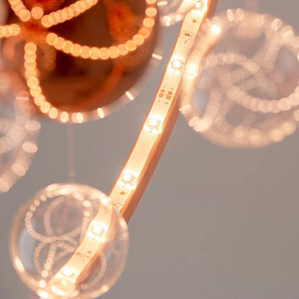 Molekułowa lampa wisząca Muni MUNI-CO LED 8,53W 3000K miedziana