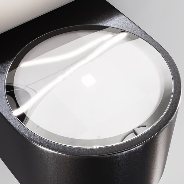 Elewacyjny kinkiet ścienny Blow O435WL-L5GF3K LED 5W 3000K IP54 grafitowy