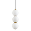 Kulista lampa wisząca PERLA ST-CP231222-3L gold LED 12W 3000K złota biała