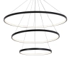 Pierścieniowa lampa wisząca LEA 330024 LED 82W 4000K ringi czarne