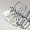 Żyrandol LAMPA wisząca HK-CONGRESS4-A-CM Elstead HINKLEY loftowa OPRAWA industrialny ZWIS szklany chrom przezroczysta