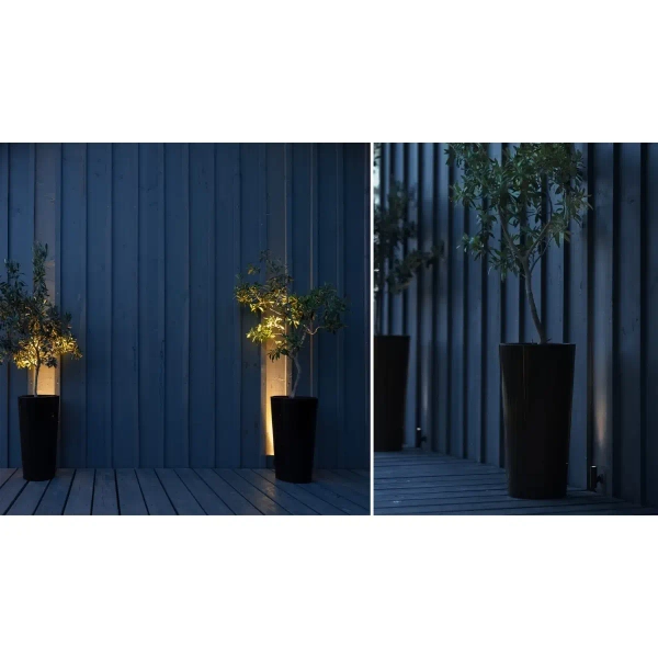 Zewnętrzny reflektor regulowany OR5-WW LED 5W 3000K do ogrodu IP66 czarny