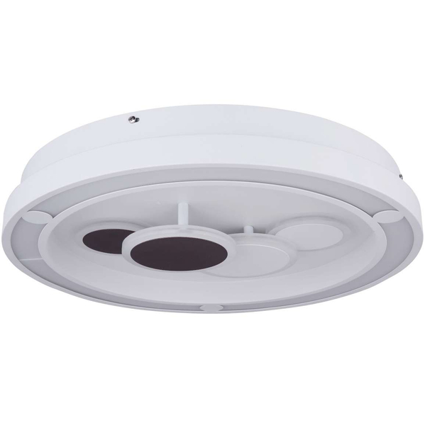 LAMPA plafon KOLLI 48405-50 Globo metalowa OPRAWA okrągła LED 50W 3000K - 6000K sufitowa biała