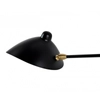 Regulowana ścienna lampa Raven MSE1501100205 Moosee metalowa czarna