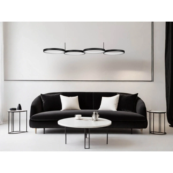 Designerska lampa wisząca GARCIA LE42829 Luces Exclusivas LED 41W 3000K czarna