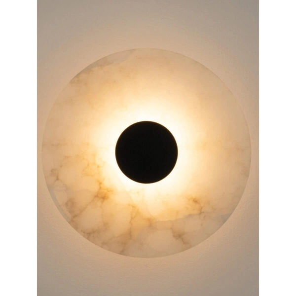 Okrągły kinkiet ścienny 2551 LED 5W 3000K do sypialni biały czarny