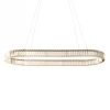 Lampa wisząca glamour 2-punktowy nad stół SPARK LED 71W 3000-6000K AZ6711 złoty aluminium