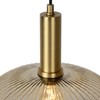 LAMPA wisząca MALOTO 45386/30/62 Lucide szklana OPRAWA loftowy zwis bursztynowy mosiądz