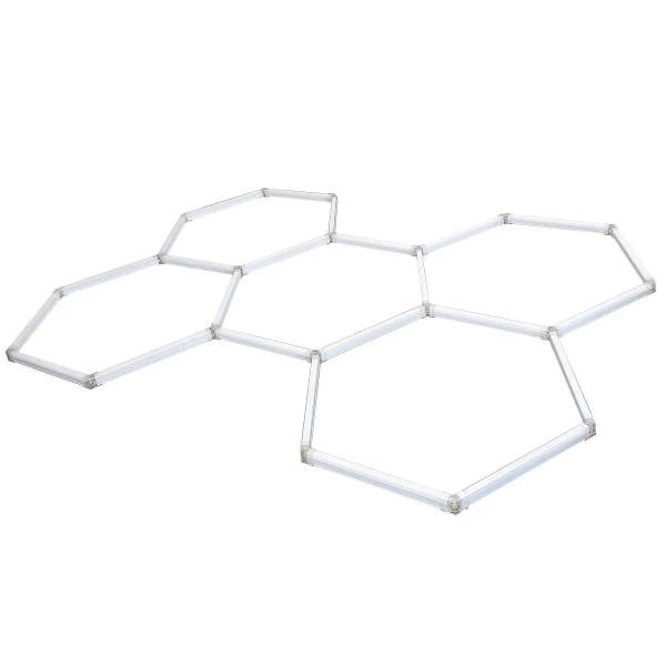 Nowoczesna lampa sufitowa Geometric LP-0209/5C 4K LED 4000K IP44 biały