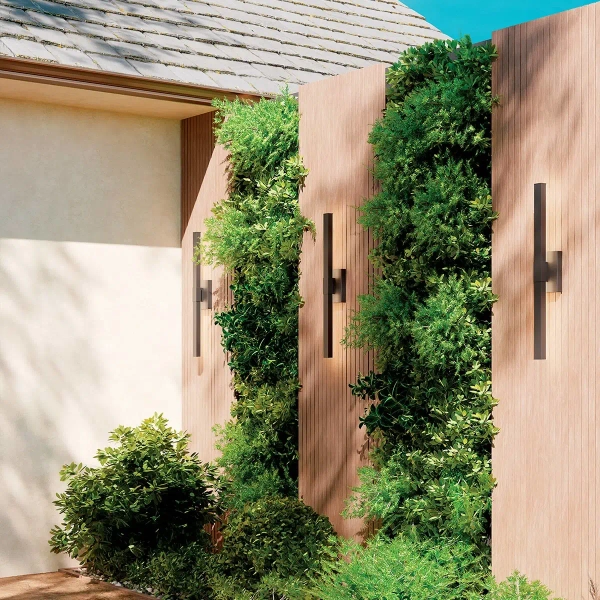 Ścienna zewnętrzna lampa Nocar KL-NOCAR-L-BK LED 39W 4000K IP44 czarna