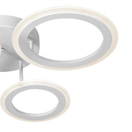 Minimalistyczna lampa sufitowa W7108-2+2 plafon LED 84W biały