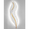Ścienna lampa ledowa Ikar MSE010100387 Moosee 15W 3000K pióro białe złote