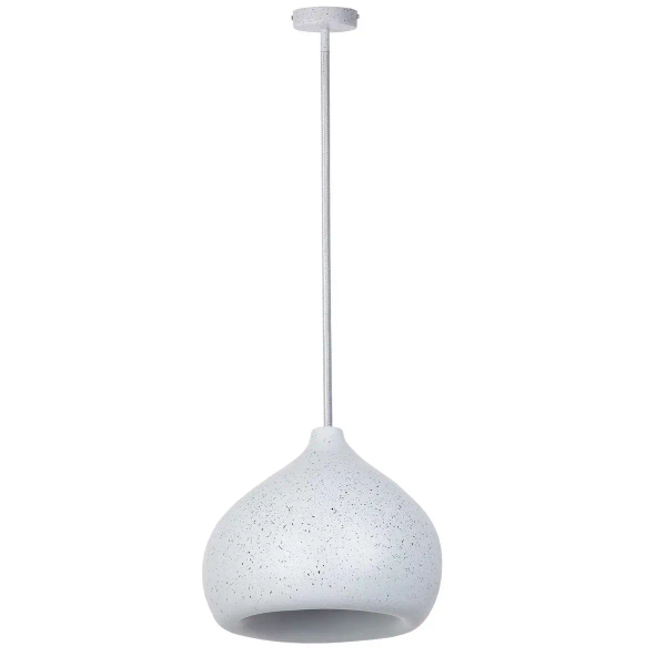 Metalowa lampa zwieszana MAURO 41132 do salonu szary