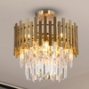 Sufitowa lampa glamour Aspen ML8810 Milagro kryształowa złota