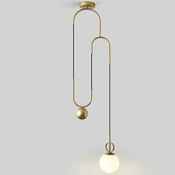 Lampa wisząca Lift MSE010100310 do salonu złota biała
